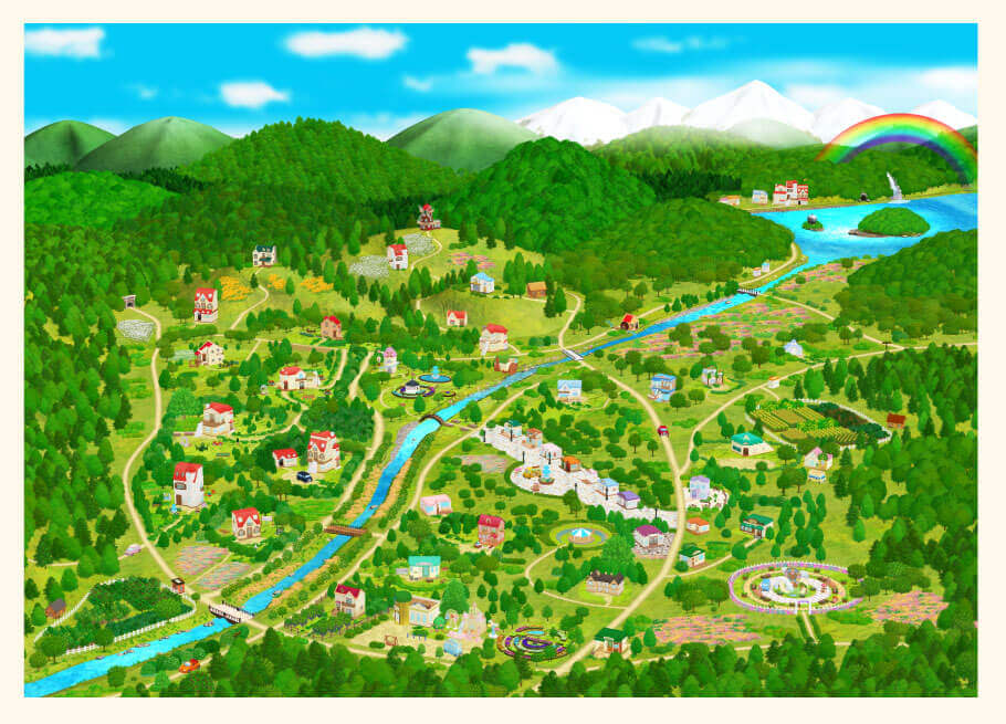 シルバニアファミリー シルバニア村マップ